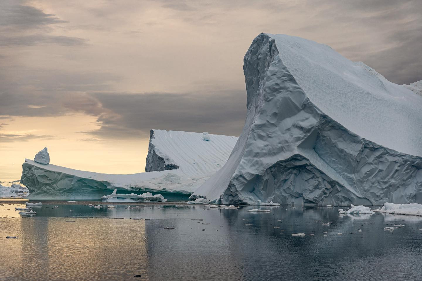 #iceberg #greenland #midnightsun #canoneosr6markii #eosr6markii #sigma24105art @worldofgreenland