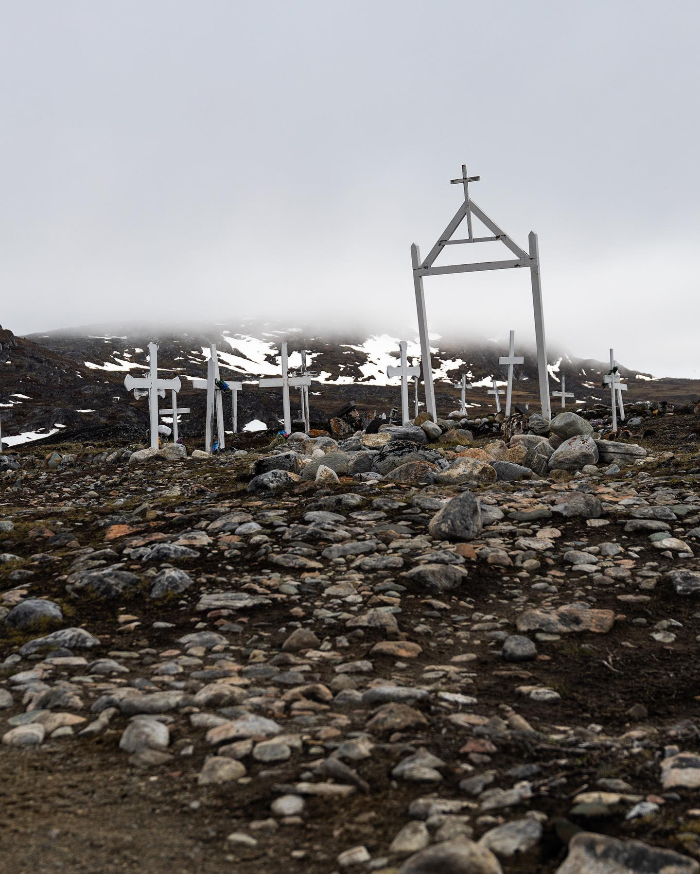 Ilimanaq cemetery. #greenland #canoneosr6markii #eosr6markii #sigma24105art