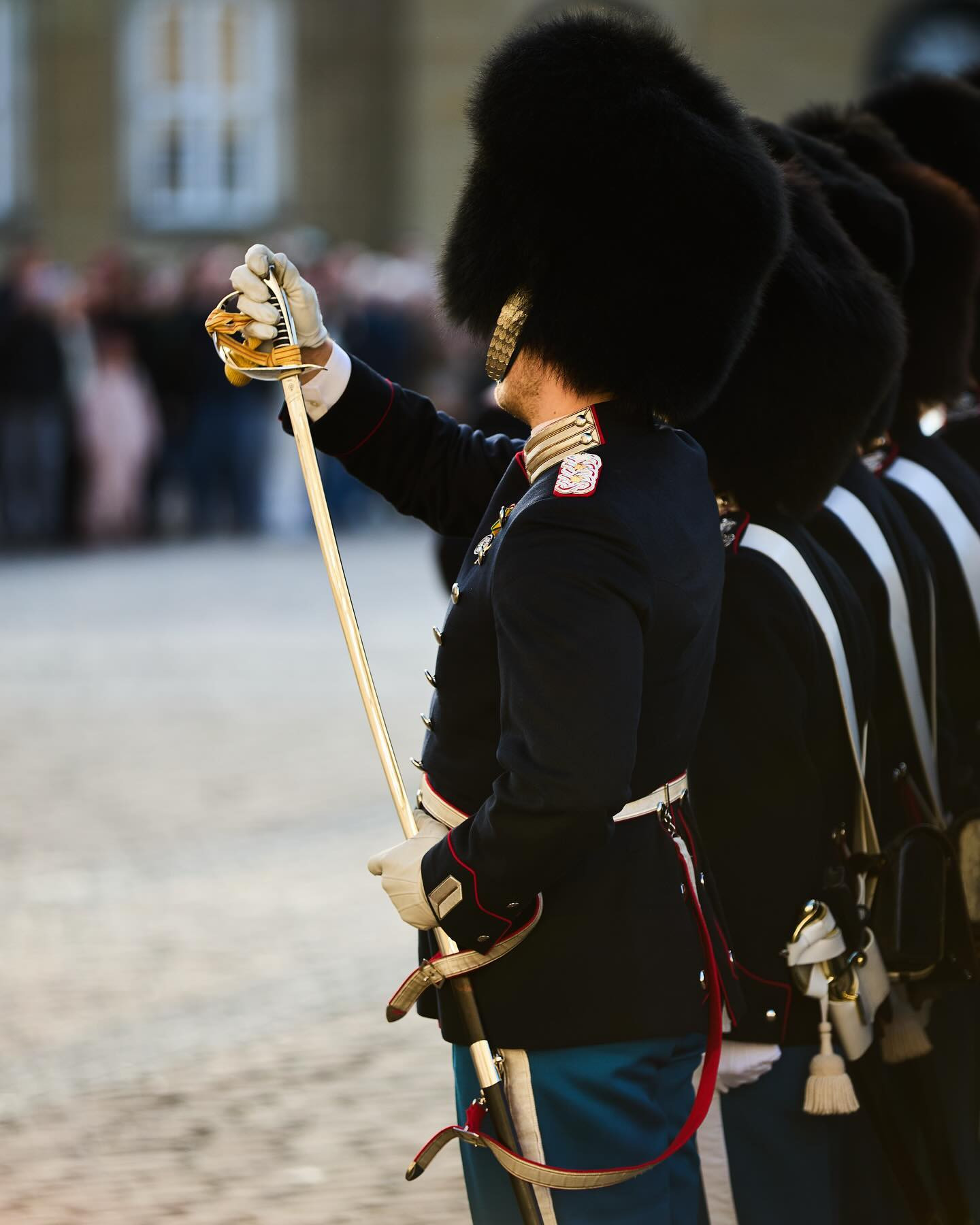 I love Copenhagen and couldn’t imagine living anywhere else. My daily stroll brings me right past Amalienborg - The King’s residence. Every day at noon the Royal Guard changes the guard, and I like the spectacle of it. 

#canoneosr6markii #eosr6markii #canon70200mm 2.8 L